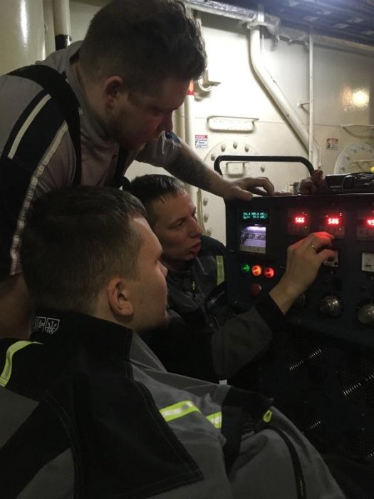 Crankshaft Annealing on m/v "NEFRIT"